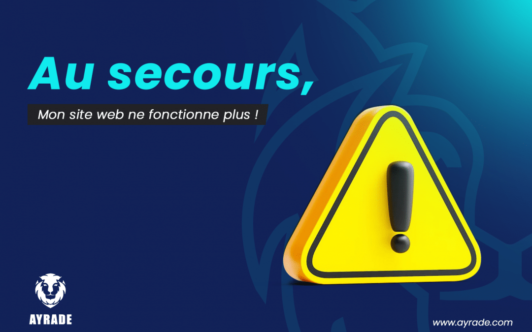 Au secours, mon site web ne fonctionne plus !